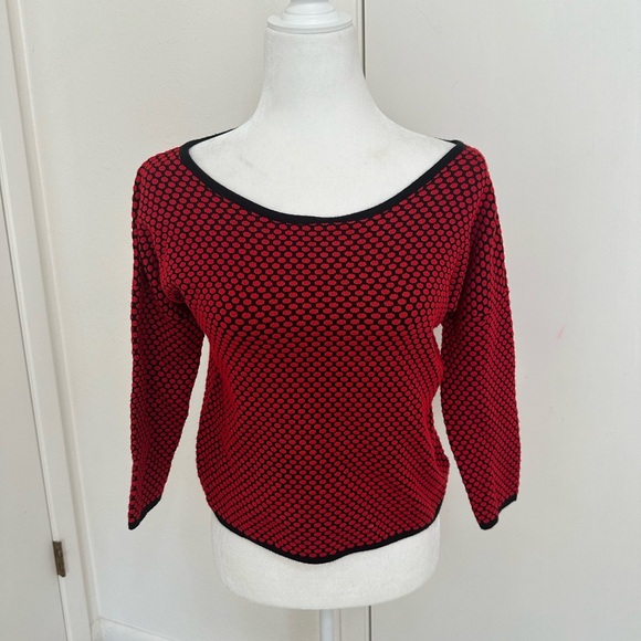 Express Women's Long Sleeve Boxy Knit Top - Small - Picture 4 of 6